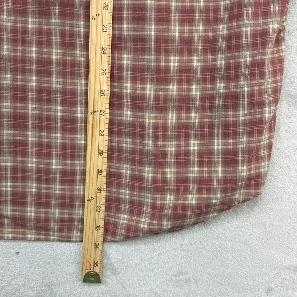 VTG Polo Ralph Lauren Button Down Shirt Men XL Plaid Blake Long Sleeve Cotton